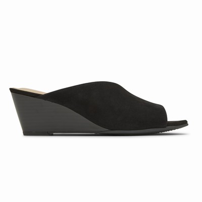 Cunhas Rockport Total Motion Taylor Asymmetrical Mulher Pretas PT-91784